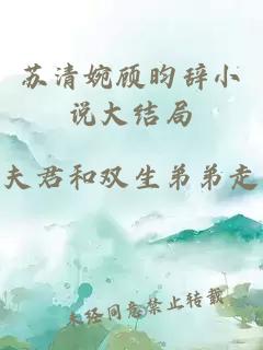 蘇清婉顧昀辭小說大結(jié)局